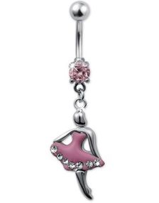 Cocktail Lady Navlepiercing - Rosa