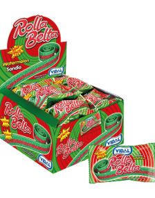24 stk Vidal Watermelon Rolla Belt / Vingummi med Vannmelonsmak - Hel Eske