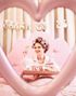 Rosegullfoliert "Bride to Be" Diamantring Banner 2,5 Meter
