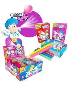 1827100800_118 pakker Star Sticks Bubble Gum m/ Powder Effekt - Hel Eske