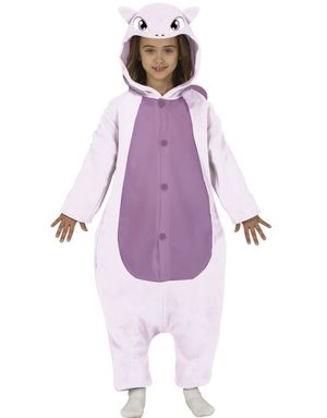 Mewtwo Inspirert Kigurumi Kostyme til Barn