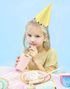 6 stk Partyhatter med Gullkant i Assorterte pastellfarger