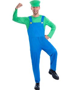 Luigi Inspirert Unisex Kostyme til Voksen