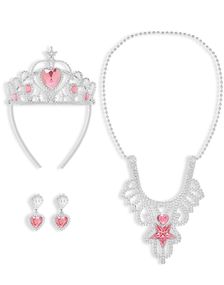 Prinsessesett med Rosa Stener 4 Deler