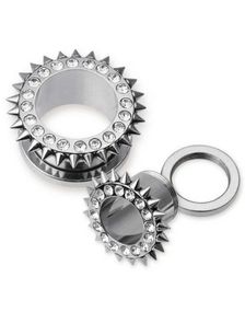 Pointed Edges - Piercing Tunnel med Stener
