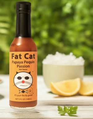Fat Cat - Papaya Pequin Passion - Savory Tropical Fruit Sauce 148 ml (USA)