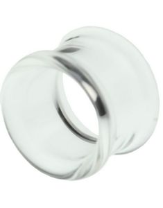 Gjennomsiktig Pyrex Piercing Tunnel