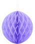 Lavendelfarget Honeycomb Ball VELG STØRRELSE 10-40 cm