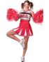 Amerikansk Cheerleader Damekostyme