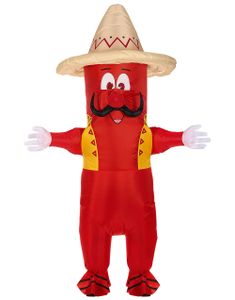 Mexican Chili Pepper - Oppblåsbart Kostyme