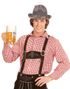 Rød Rutete Oktoberfest Kostymeskjorte
