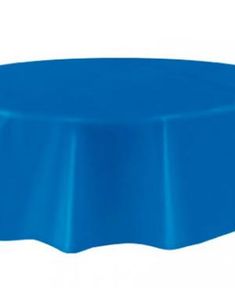 Royal Blå Rund Plastduk 213 cm
