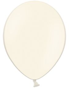 50 stk 30 cm - Lys Kremfarget Ballonger