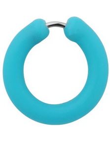 Silikon Light Blue Circle - Fake Piercing