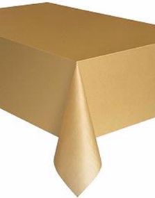 Gullfarget Plastduk 137x274 cm