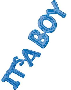 It's a Boy - Blå Folieballong 50x22cm