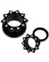 Star Shape - Svart Tunnel Piercing