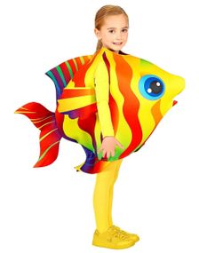 Tropisk Fisk - Kostyme til Barn - 4-7 ÅR