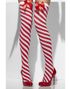 Candy Cane - Røde og Hvite Strømper med Sløyfer