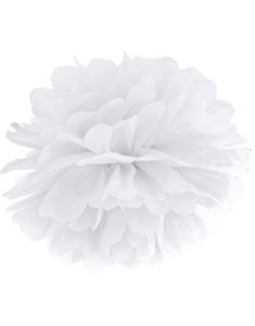 Hvit Pom Pom 35 cm