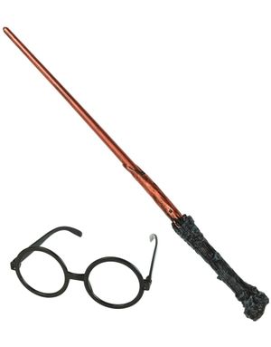 Harry Potter Inspirert Tryllestav og Briller