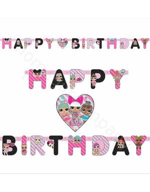 Happy Birthday Banner 168 cm - LOL Surprise