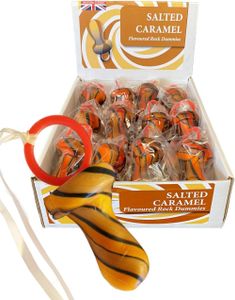 24 stk McAdams Salted Caramel Flavoured Rock Dummie/Smokk - Hel Eske