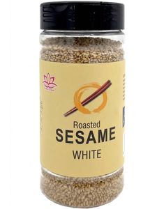 Hvite Ristede Sesamfrø - Lotus Grand 130 gram (Kina)