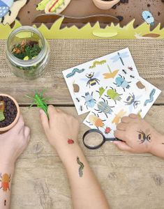 Midlertidige Tatoveringer med Insektmotiver - Bug Party