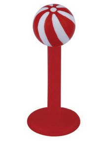 Candy Stripes Labret - Rød/Hvit - Strl 1,2x8x4mm