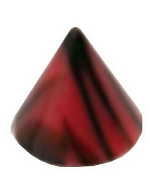 Storm Spike Pink/Black - 3 mm Akrylkule til 1,2 mm stang