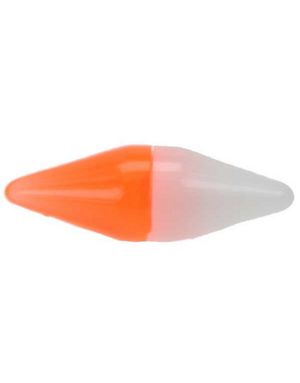 Spiss Pille Orange - 5x15 mm Akrylkule til 1,6 mm stang