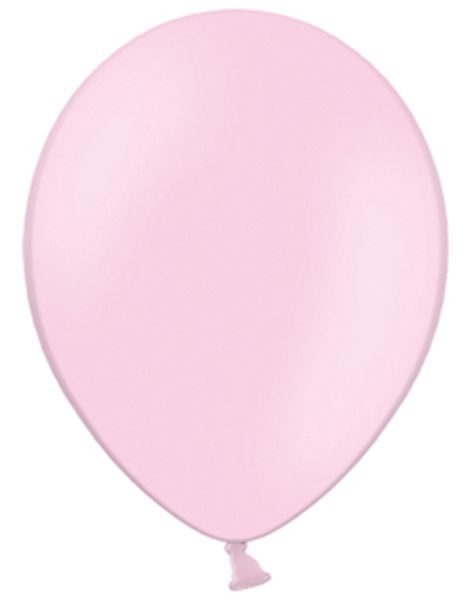 100 stk 13 cm - MEGAPACK - Baby Rosa Små Ballonger