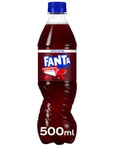 Fanta Crimson Cherry Flavour - Brus med Kirsebær- og Eplesmak 500 ml