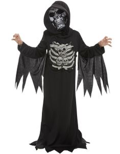 Skjelett Reaper Kostyme til Barn med Maske