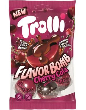 Trolli Flavour Bomb Cherry Cola - Gelegodteri med Cherry Cola 75 gram