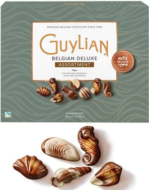 Guylian The Original - Belgisk Luksus Sjokoladekonfekt med Hasselnøttfyll 584 gram