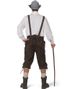 Autentisk Brunsvart Lederhosen i 100% Kvalitetskinn
