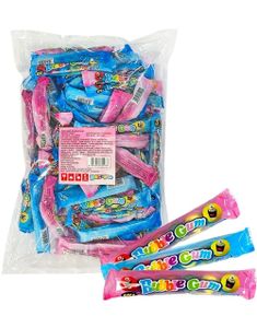 74 stk 6-Pakninger Tyggegummikuler med Assorterte Fruktsmaker ca. 20 mm - Stor Pose 2 kg