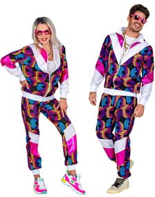  80 Talls Disco 8 Grilldress til Voksen UV GLOW