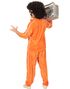 80-talls Orange Grilldress i Velur