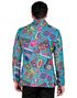 80-Talls UV Glow Blå Retro Dressjakke