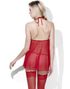 Lekker Rød Babydoll og String