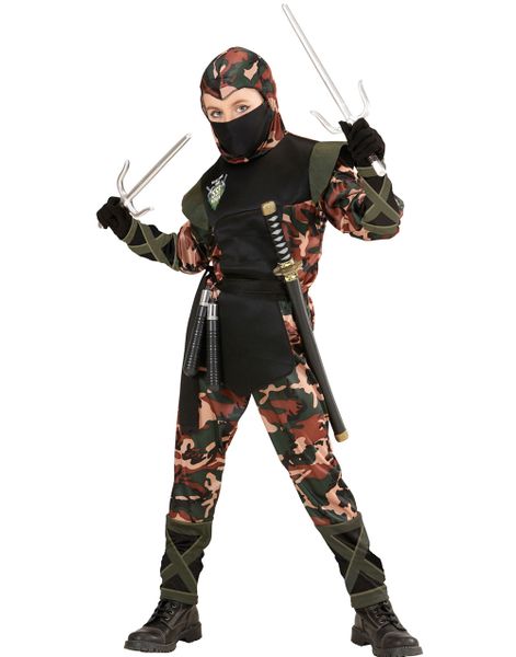Ninja-Soldat Barnekostyme