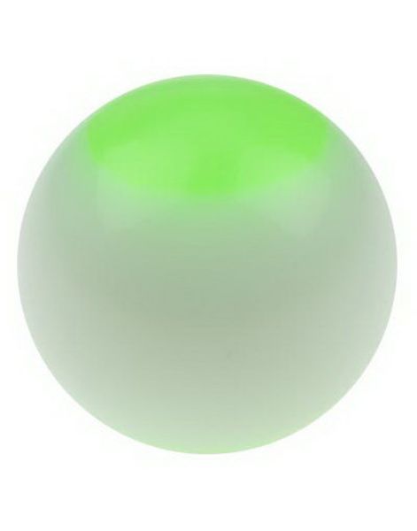 White and Green - 6 mm Akrylkule til 1,6 mm stang