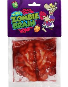 Zombie Brain - Vingummi og Flytende Godteri med Jordbærsmak 120 gram
