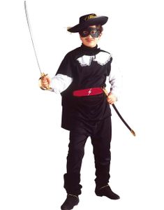 Zorro Inspirert Barnekostyme