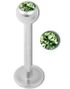 Labret med Grønn Sten