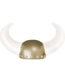 Vikinghjelm med Store Horn
