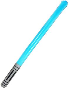 Blå Oppblåsbar Lightsaber 90 cm